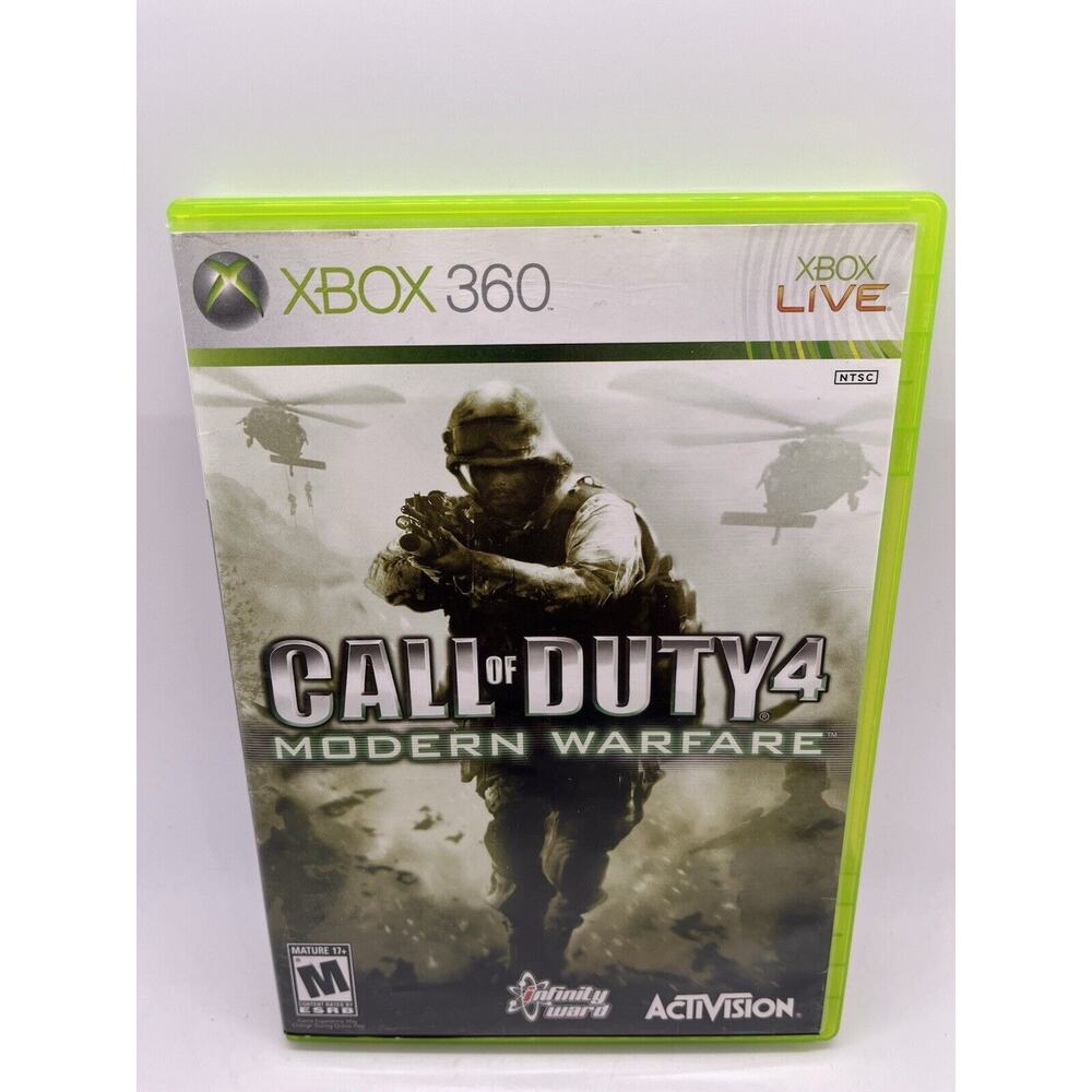 Call of Duty 4 Modern Warfare (Xbox 360, 2007) CIB Complete w/Manual Tested